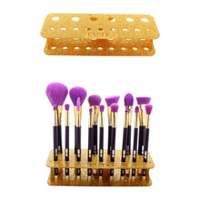 Load image into Gallery viewer, 15 Hole Makeup Brush Holder Rack Organizer Cosmetic Toothbrush Storage Stand Box