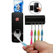 Load image into Gallery viewer, Hands Free Automatic Toothpaste Dispenser and Toothbrush Holder Organizer