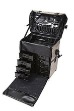 Load image into Gallery viewer, 2 in 1 Professional Rolling Makeup Case Set with Drawers