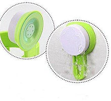 Load image into Gallery viewer, Kitchen eluugie hair dryer wall mounted lock suction cup hair dryer holder hair drier storage organizer hair blower holder whtie white