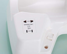 Load image into Gallery viewer, Storage xzst 1200 watt intelligence quiet bathroom wall mounted hair dryer hang up hair dryer with shaver charging wire white color