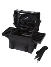 Load image into Gallery viewer, Soft Sided Makeup Artist Organizer Case Carry-On w/ Travel Brush Holder