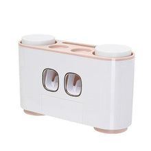Load image into Gallery viewer, Automatic Toothpaste Dispenser Bathroom Organizer