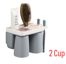 Load image into Gallery viewer, Bathroom Caddy Organizer with Magnetic Cups | No More Messy Bathroom