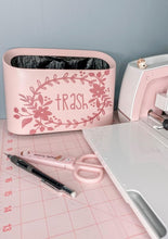 Load image into Gallery viewer, Mini Countertop Wastebasket Trash Can / Makeup Brush Holder