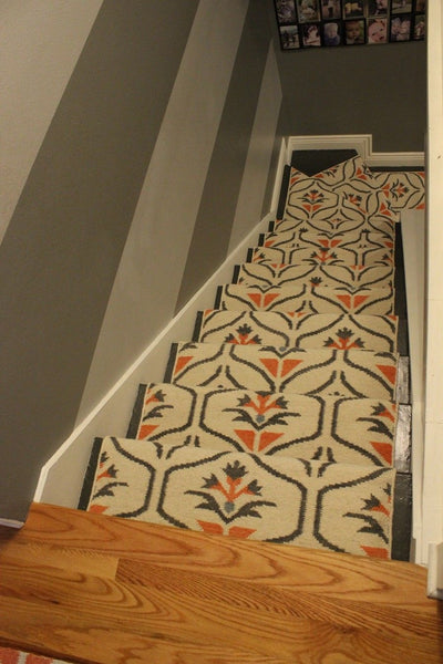 Many of us have lived with gross, tired out carpet on the stairs for far too long