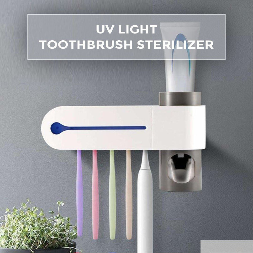 Antibacterial Toothbrush Holder with UV Light