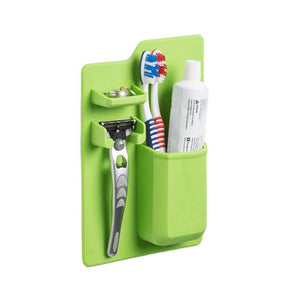 1PC toothbrush holder Toiletries Toothpaste Holder Bathroom Sets Suction Hooks Tooth Brush container candy color on sale