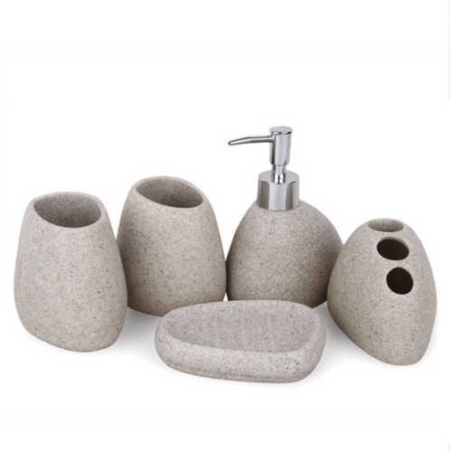 Stone 6 Piece Bath Set