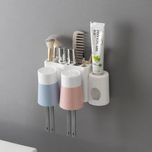 Load image into Gallery viewer, Automatic Toothpaste Dispenser Holder Family Rack