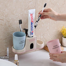 Load image into Gallery viewer, Automatic Lazy Toothpaste Dispenser Wall Mount Stand