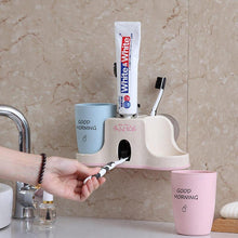 Load image into Gallery viewer, Automatic Lazy Toothpaste Dispenser Wall Mount Stand