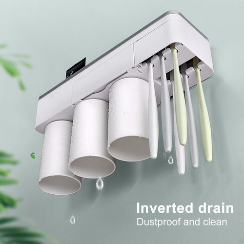 Homiepie ™ Practical Toothbrush Holder Set With Toothpaste Dispenser