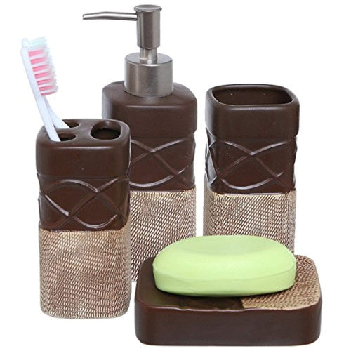 4 Piece Bathroom Accessories Set