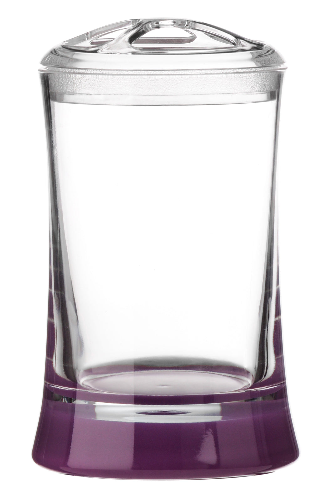 PREMIER PURPLE/CLEAR TOOTHBRUSH HOLDER ACRYLIC- 1601391