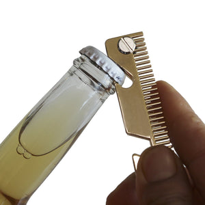 Get smart compact key holder keychain with built in tools bottle opener phone stand gold frame plus anti loosening washer great presenthair comb