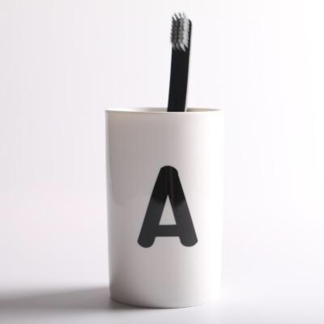 Japanese Alphabet Letter Toothbrush Holder Cup