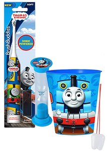 &quot;Thomas the Train&quot; Inspired 3pc Bright Smile Oral Hygiene Set! Thomas and Friends Turbo Powered Spin Toothbrush, Brushing Timer and Mouthwash Rinse Cup! Plus Bonus &quot;Remember To Brush&quot; Visual Aid!