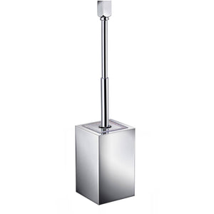 ShineLight Square Standing Toilet Brush Holder W/ Swarovski Crystals