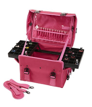 Load image into Gallery viewer, Soft Sided Makeup Artist Organizer Case Carry-On w/ Travel Brush Holder