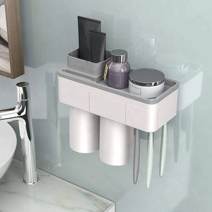 Homiepie ™ Practical Toothbrush Holder Set With Toothpaste Dispenser