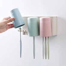Load image into Gallery viewer, Punch-free Wall-mounted Creative Toothbrush Holder Cup Set