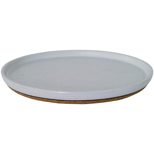 Arona Ceramic and Cork Bath Vanity Countertop Guest Towel, Organizer Tray