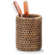 Load image into Gallery viewer, DWBA Malacca Toothbrush Toothpaste Holder Bathroom Brushes Tumbler - Rattan