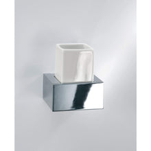 Load image into Gallery viewer, DWBA Berlin Wall Toothbrush Toothpaste Holder Bath Tumbler - Porcelain &amp; Brass