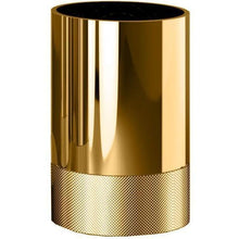 Load image into Gallery viewer, DWBA Round Bathroom Toothbrush Holder Standing Toothpaste Tumbler, Brass