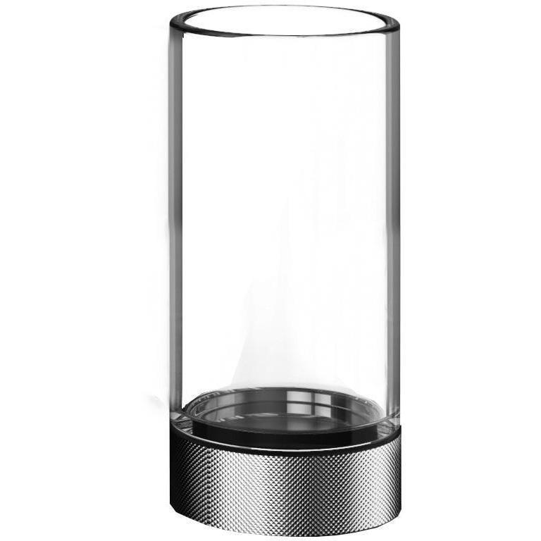 DWBA Round Glass Bathroom Toothbrush Holder Standing Toothpaste Tumbler