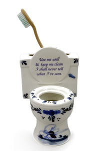 Ceramic Toothbrush Holder "Use Me Well..