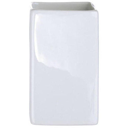 DWBA Square Porcelain Bathroom Toothbrush Holder Standing Toothpaste Tumbler