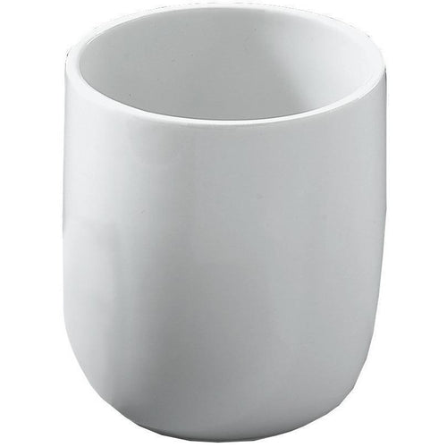 DWBA Round Bathroom Toothbrush Holder Standing Toothpaste Tumbler, Porcelain