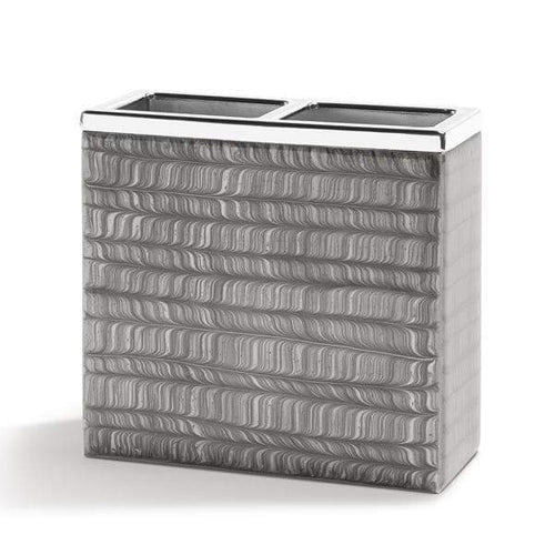 Delano Grey Toothbrush Holder