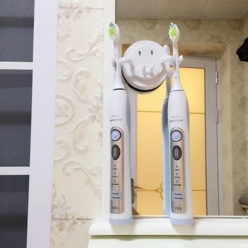 Toothbrush Holder Suction Hooks Shaver Organizer Bathroom Accessories Tooth Brush Holder Wall Mount Set Bathroom Sucker
