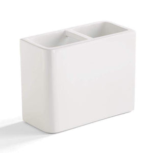 Lacca White Lacquer Toothbrush Holder