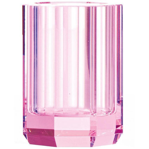 DWBA Round Bathroom Toothbrush Holder Standing Toothpaste Tumbler, Glass