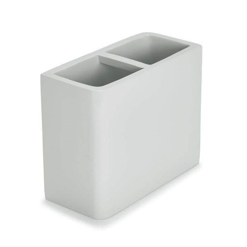 Lacca Gray Lacquer Toothbrush Holder