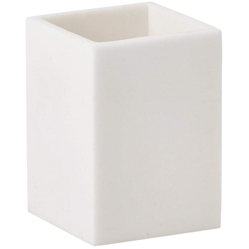 Moon Square Resin Bathroom Toothbrush Holder Standing Toothpaste Tumbler