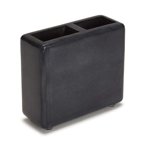 Noir Black Soap Stone Toothbrush Holder