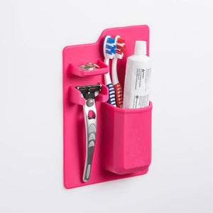 Silicone Bathroom Organizer Mighty Toothbrush Holder