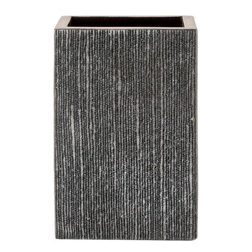 Bruges Faux Silk Bathroom Accessories (Charcoal)