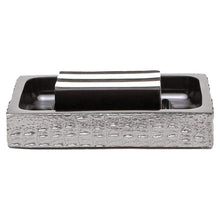 Load image into Gallery viewer, Hawen Faux Crocodile Bathroom Accessories - Pewter