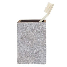 Load image into Gallery viewer, Manchester Faux Shagreen Bathroom Accessories (Ash Gray)