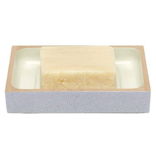 Manchester Faux Shagreen Bathroom Accessories (Cloud Gray)