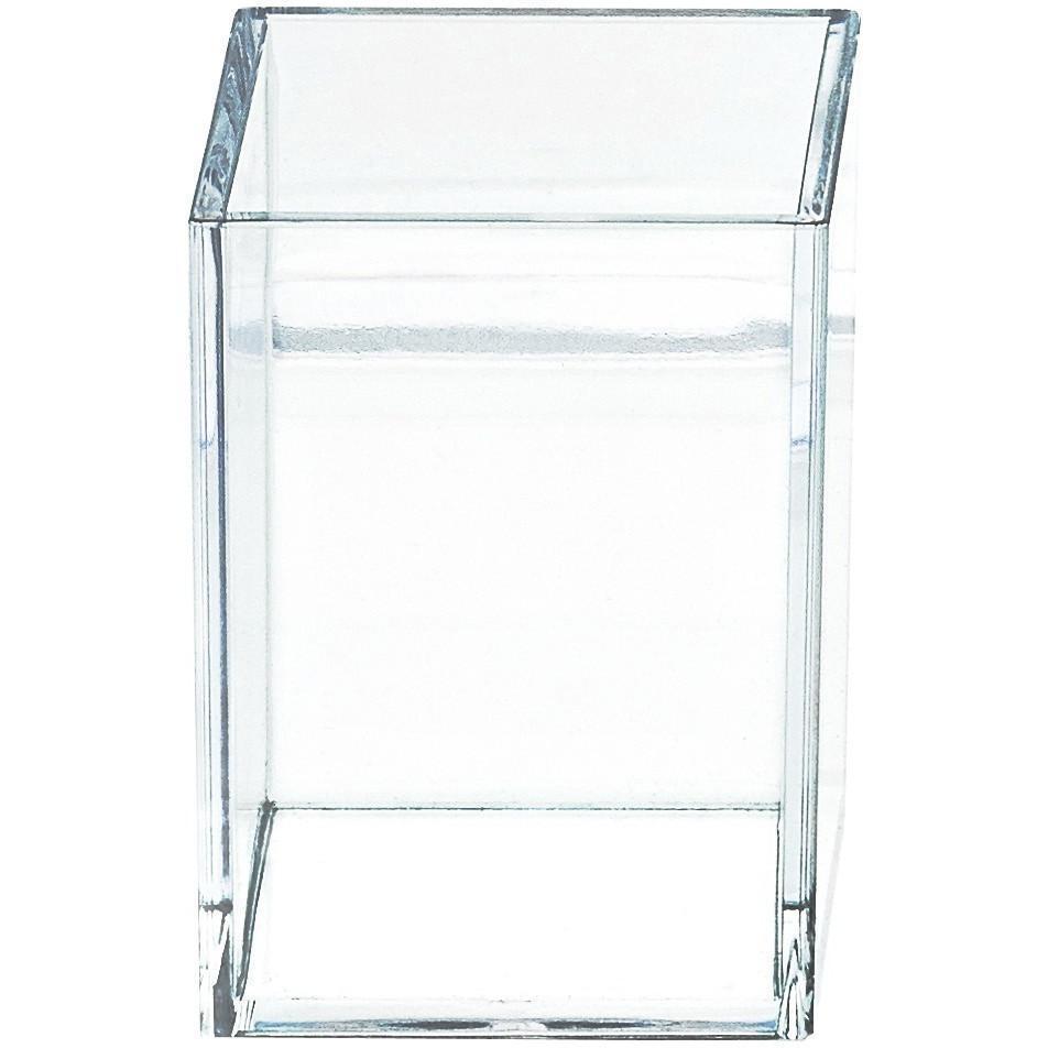 DWBA Acrylic Clear Toothbrush Toothpaste Holder Stand for Bathroom Countertops