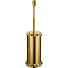Load image into Gallery viewer, Scala Round StandingToilet Brush Bowl and Holder Cleaner Set W/ Lid, Solid Brass