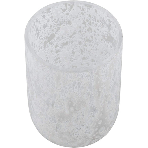 Tibor Round Glass Bathroom Toothbrush Holder Standing Toothpaste Tumbler