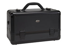 Load image into Gallery viewer, Pro Aluminum Makeup Train Case w/ Brush Holder